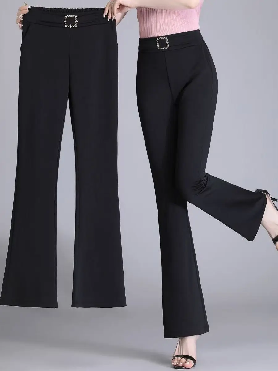 High Waist Wide Leg Pants Women's Spring Autumn New Style Elastic Slimming plus Size Straight Cut Versatile Drapey Slim Fit
High Waist Wide Leg Pants Women's Spring Autumn New Style Elastic Slimming plus Size Straight Cut Versatile Drapey Slim Fit