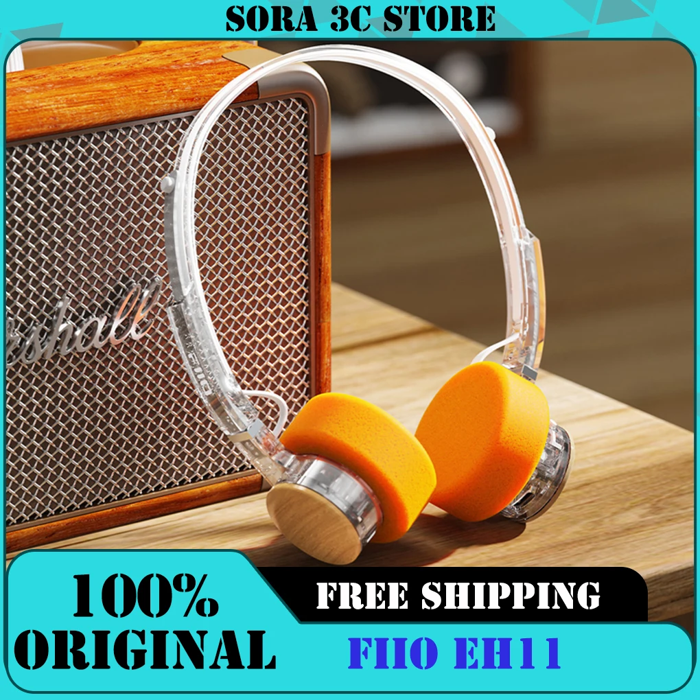 FiiO EH11 Retro Bluetooth Headphones Portable Mini Over-Ear Design Headset 40mm Large Dynamic Driver Mechanical Shell Headphones
FiiO EH11 Retro Bluetooth Headphones Portable Mini Over-Ear Design Headset 40mm Large Dynamic Driver Mechanical Shell Headphones