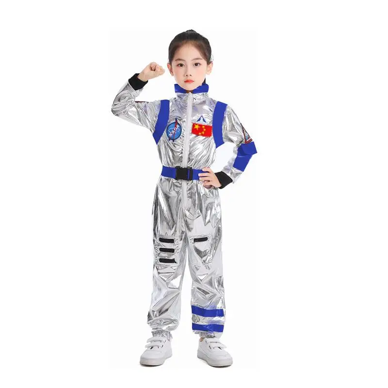 Children's Astronaut Halloween Costume Space Suit Pilot Cosplay School Fair Performance Clothing Outfit Spring
Children's Astronaut Halloween Costume Space Suit Pilot Cosplay School Fair Performance Clothing Outfit Spring