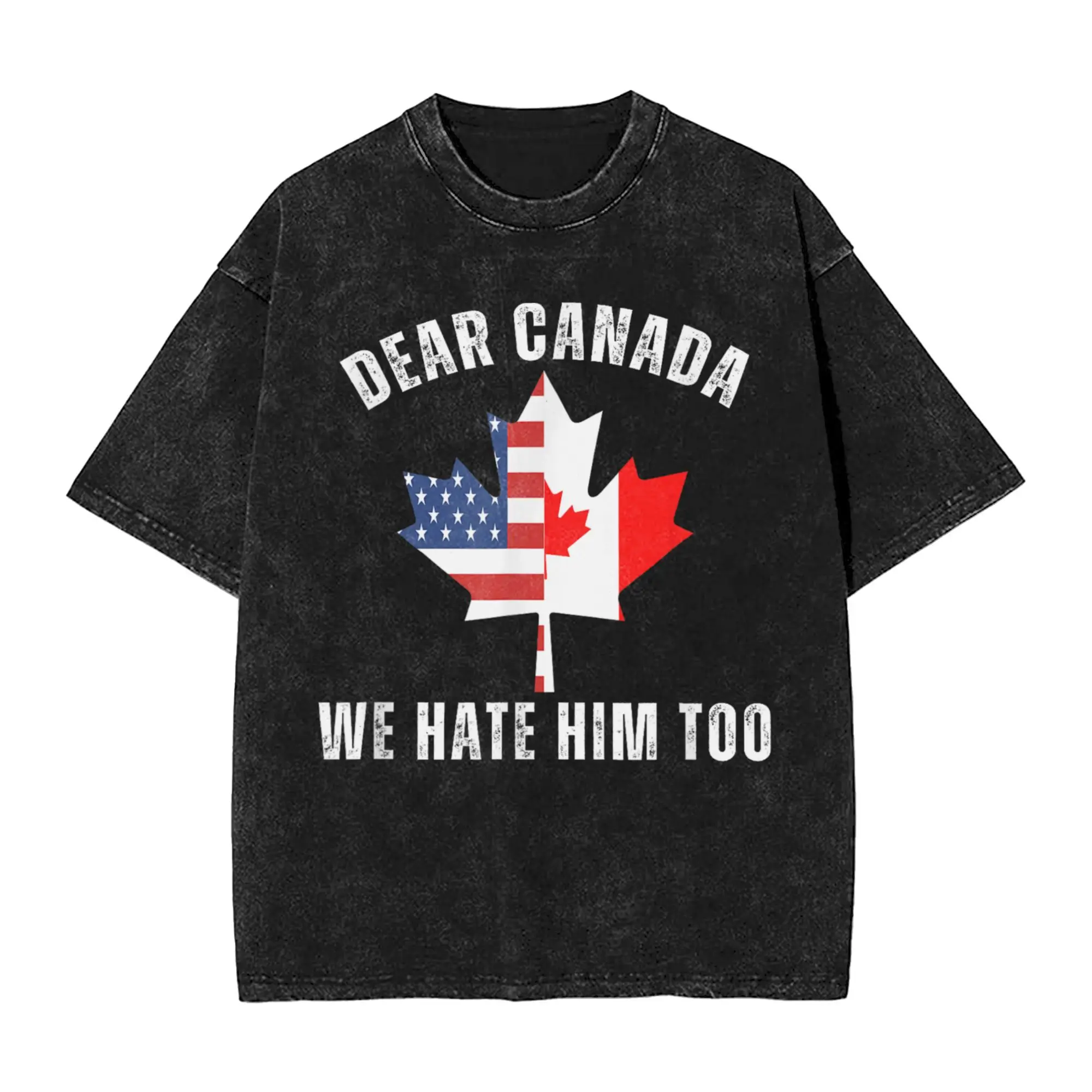 Dear Canada We Hate Him Too T Shirt Men Pure Cotton Awesome T-Shirt Round Neck Canadian Protest Tees Short Sleeve Clothing Print
Dear Canada We Hate Him Too T Shirt Men Pure Cotton Awesome T-Shirt Round Neck Canadian Protest Tees Short Sleeve Clothing Print