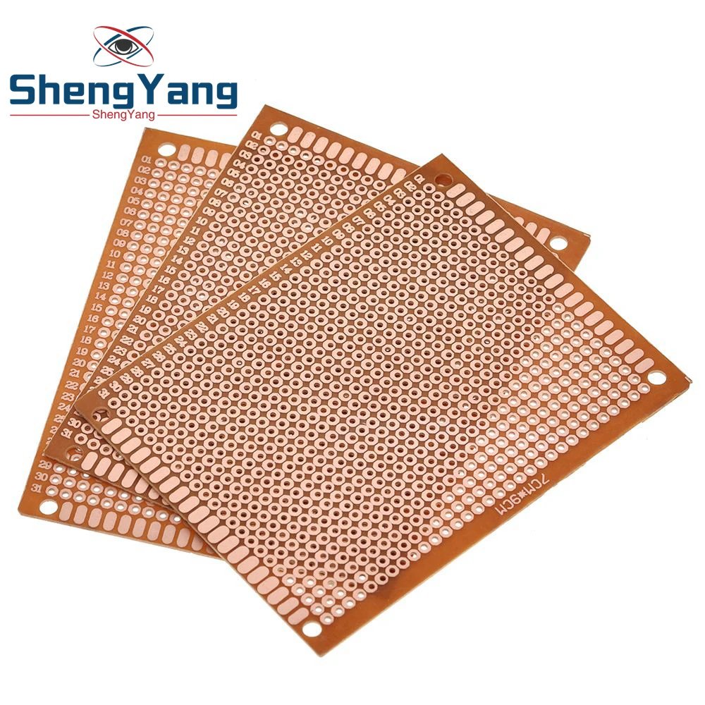 TZT 7x9 7*9cm Single Side Prototype Board Breadboard Universal Board Experimental Bakelite Copper Plate Electronic Components
TZT 7x9 7*9cm Single Side Prototype Board Breadboard Universal Board Experimental Bakelite Copper Plate Electronic Components