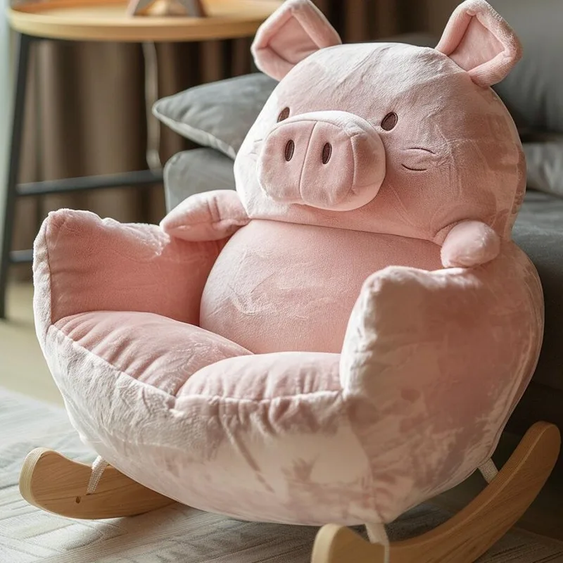Cute piggy rocking chair, lounge chair, adult balcony leisure chair, lazy sofa single, home Internet celebrity rocking chair
Cute piggy rocking chair, lounge chair, adult balcony leisure chair, lazy sofa single, home Internet celebrity rocking chair