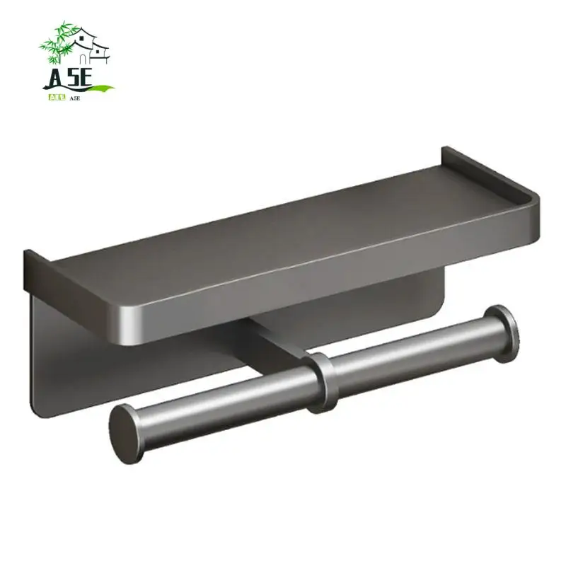 A05E-Toilet Paper Holder Wall-Mounted Aluminum Alloy Toilet Paper Holder Tissue Rack Bathroom Tissue Holder
A05E-Toilet Paper Holder Wall-Mounted Aluminum Alloy Toilet Paper Holder Tissue Rack Bathroom Tissue Holder