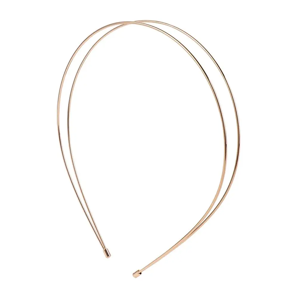 All-match Alloy Double Root Hair Bands Silver Waterproof Retro Gold Head Hoop Simple Headdress Metal Hair Hoop Work
All-match Alloy Double Root Hair Bands Silver Waterproof Retro Gold Head Hoop Simple Headdress Metal Hair Hoop Work