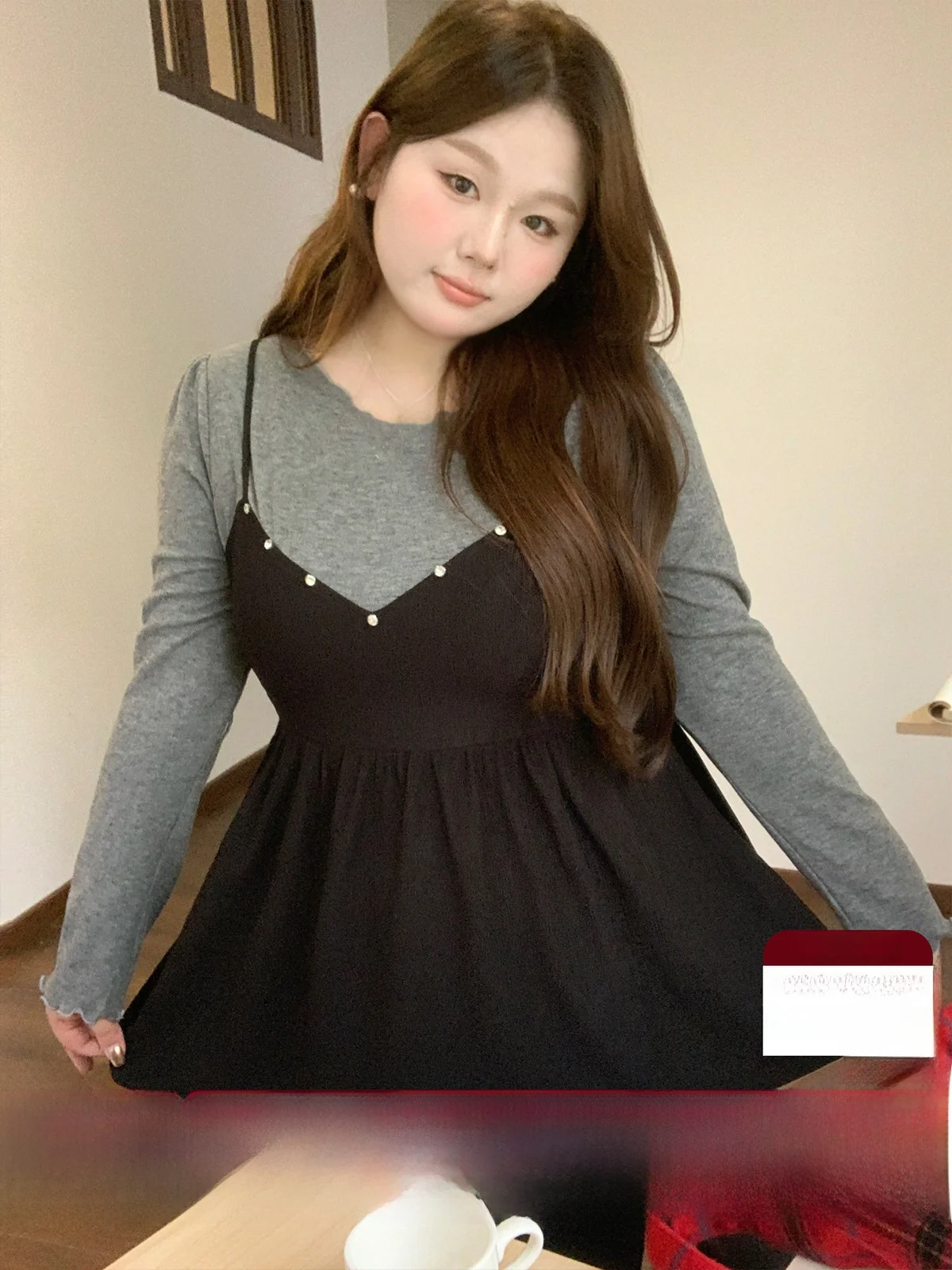 Ele Bla Long Sve Knitted Top Women's Strap Base Layer Faionable Autumn Top Quali Fabric Other Sli Base Layer
Ele Bla Long Sve Knitted Top Women's Strap Base Layer Faionable Autumn Top Quali Fabric Other Sli Base Layer