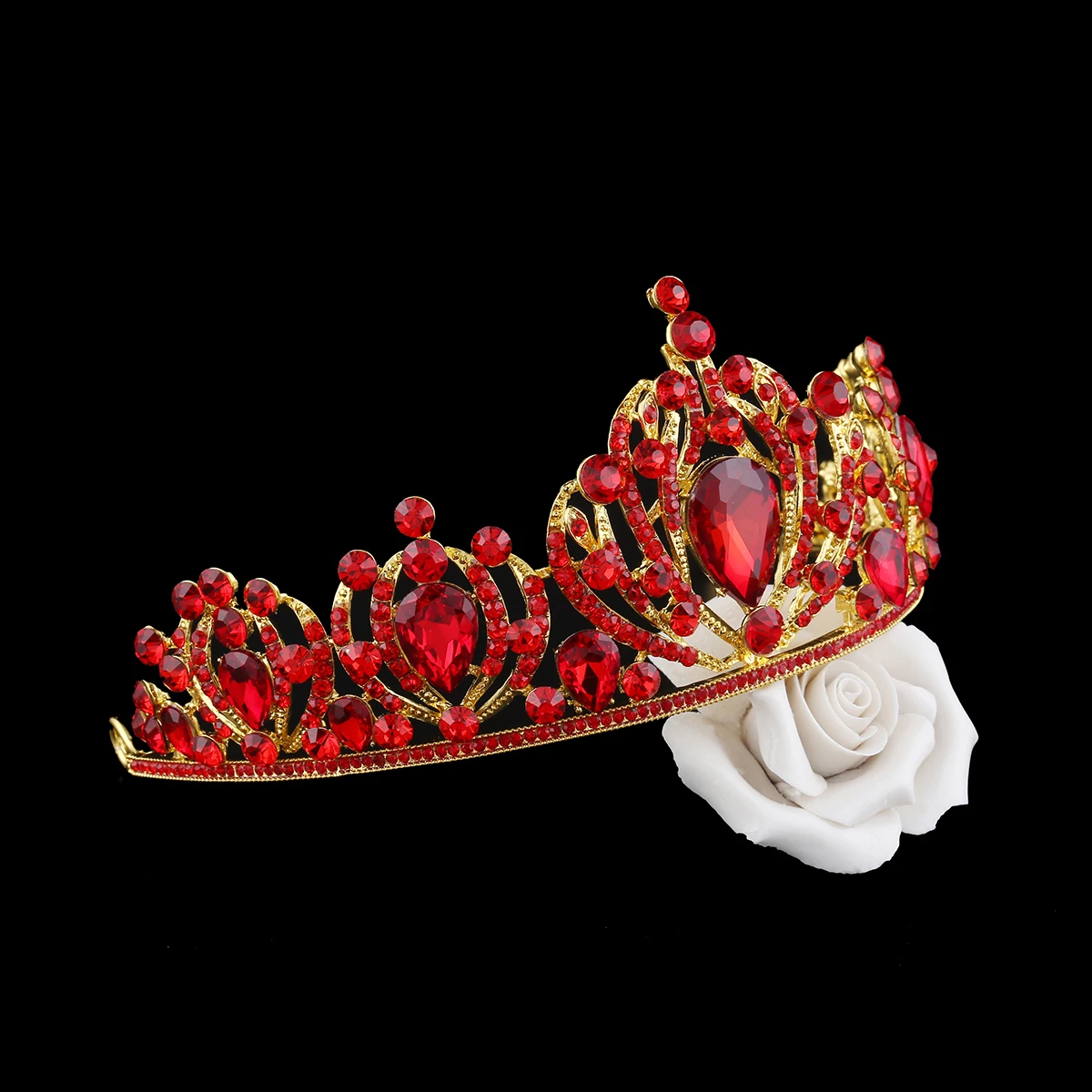 Rhinestone Crown Headpiece Bridal Tiara for Wedding Party Elegant Design Long Lasting Lightweight Hair Accessories
Rhinestone Crown Headpiece Bridal Tiara for Wedding Party Elegant Design Long Lasting Lightweight Hair Accessories
