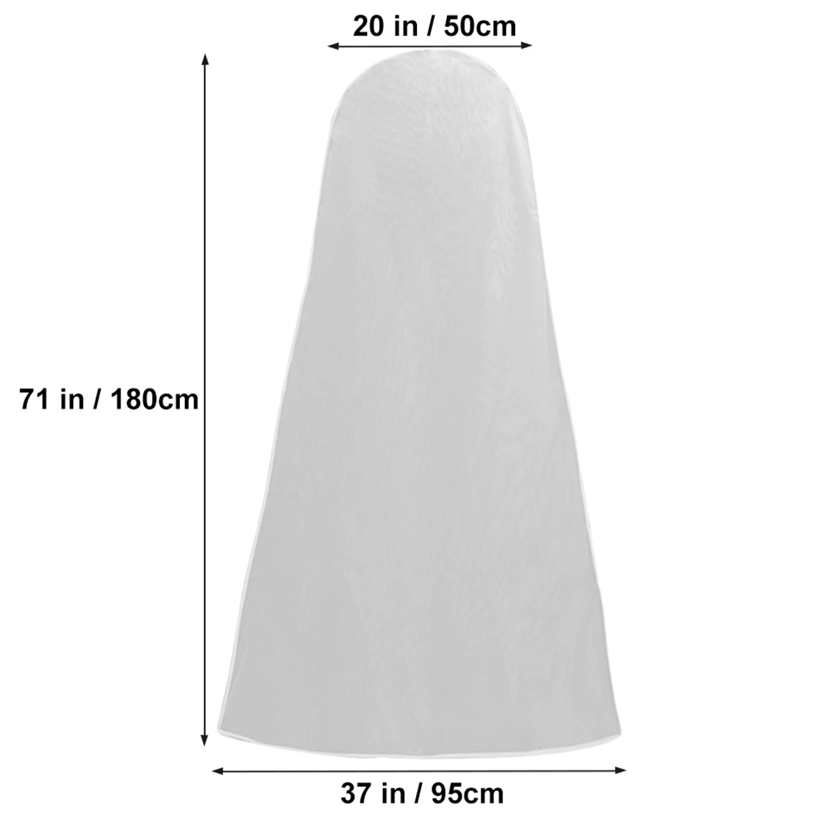 Wedding Dress Garment Bag Dust Cover Gown Transparent Storage Bridal White Bride Protects Clothes Mildew Dust Wrinkle Travel
Wedding Dress Garment Bag Dust Cover Gown Transparent Storage Bridal White Bride Protects Clothes Mildew Dust Wrinkle Travel