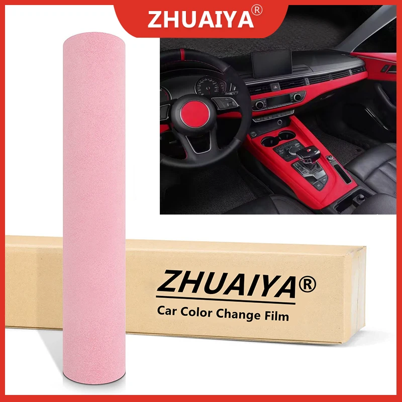 Pink 1.35*15M Velvet Fabric Suede Car Vinyl Wrapping Film Change Color Sticker Self Adhesive for Protect Film Body Stickers
Pink 1.35*15M Velvet Fabric Suede Car Vinyl Wrapping Film Change Color Sticker Self Adhesive for Protect Film Body Stickers