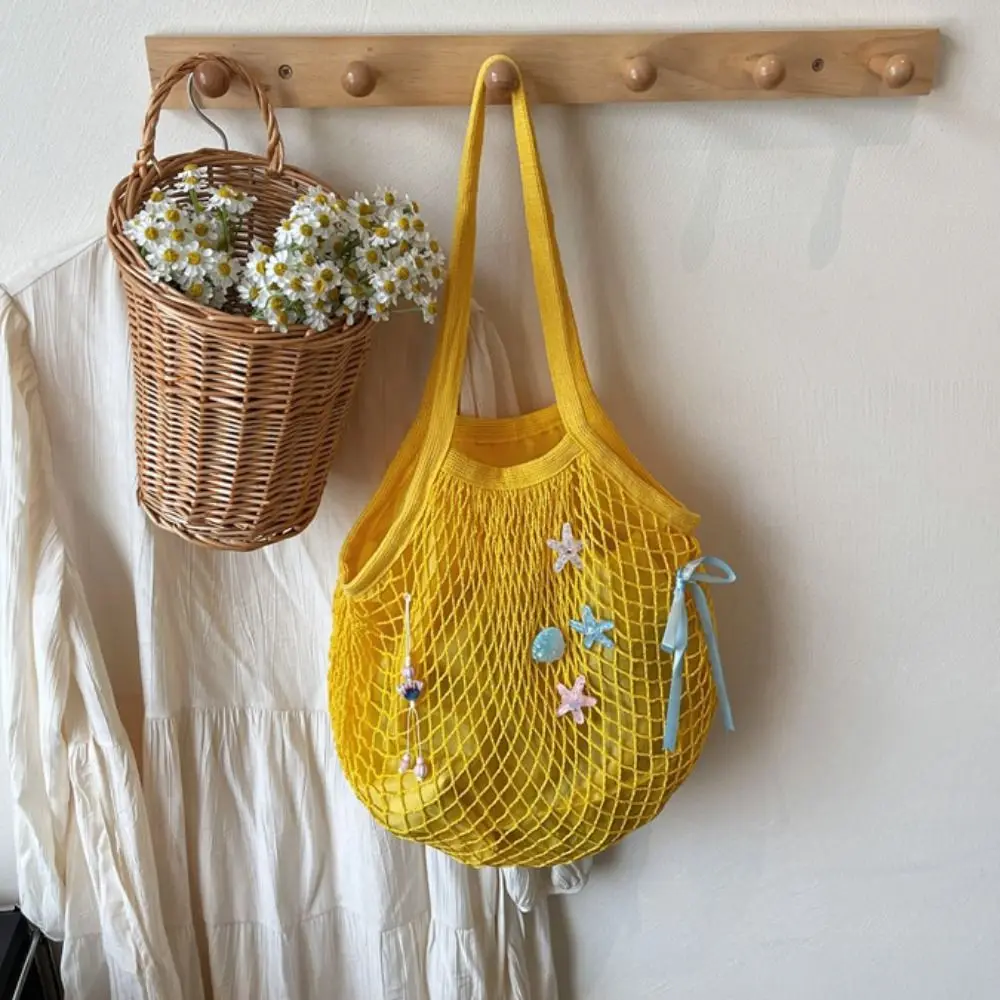 Fashion Portable Hollow Woven Shoulder Bag Large Capacity Korean Style Vacation Beach Bag Starfish Polyester Handbag Swimming
Fashion Portable Hollow Woven Shoulder Bag Large Capacity Korean Style Vacation Beach Bag Starfish Polyester Handbag Swimming