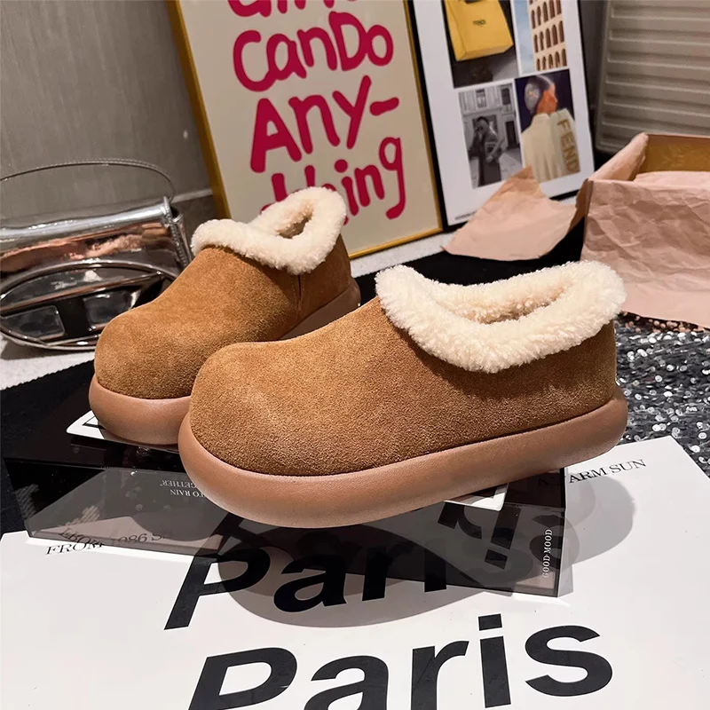 Fur Women Flats Shoes Casaul Sneaker Short Winter Plush Cotton Shoes 2025 Trend Snow Boots Sport Running Comfort Zapatos Mujer 
Fur Women Flats Shoes Casaul Sneaker Short Winter Plush Cotton Shoes 2025 Trend Snow Boots Sport Running Comfort Zapatos Mujer