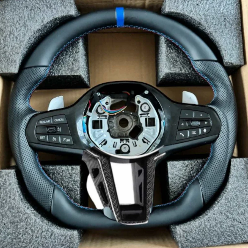 Car Steering Wheel Microfiber Leather 2 Series 3 Series 5 Series 6 Series X1 X3 X4 X5 X6 G Series Accessories For BMW 1 Series
Car Steering Wheel Microfiber Leather 2 Series 3 Series 5 Series 6 Series X1 X3 X4 X5 X6 G Series Accessories For BMW 1 Series