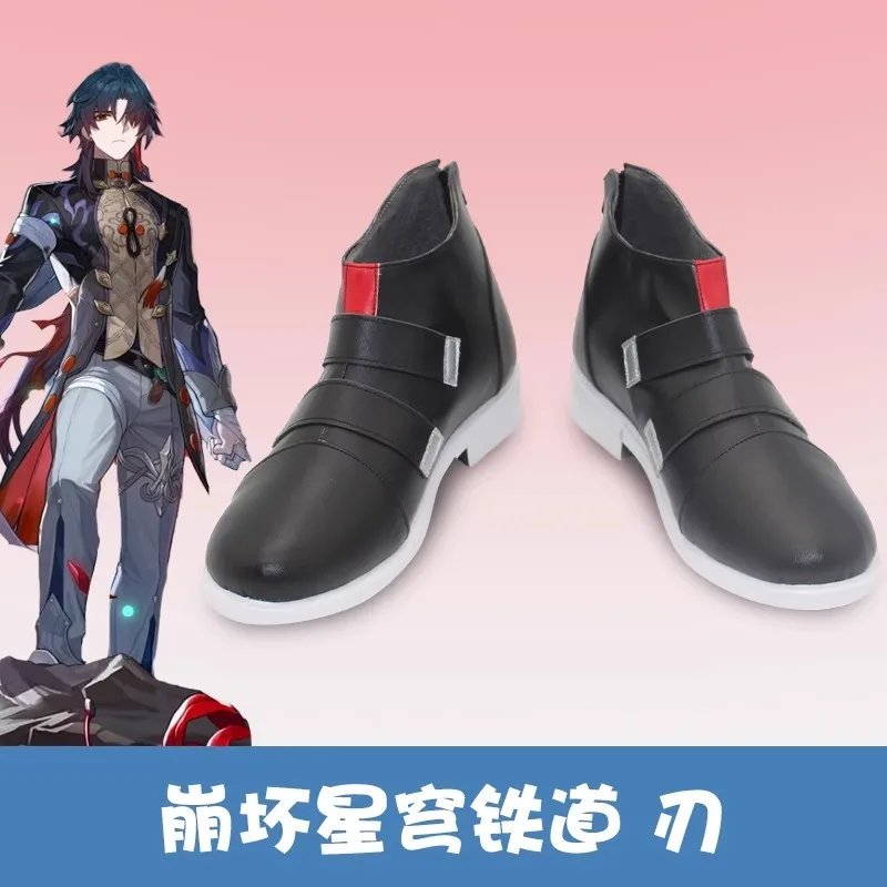 Game Honkai Star Rail Blade Cosplay Shoes PU Leather Shoes Halloween Carnival Boots Cosplay Prop Custom Made Halloween Shoes
Game Honkai Star Rail Blade Cosplay Shoes PU Leather Shoes Halloween Carnival Boots Cosplay Prop Custom Made Halloween Shoes