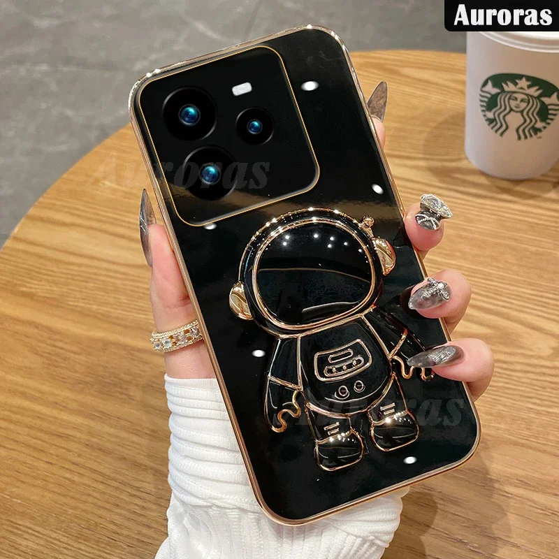 Cute Astronaut Foot Stand Phone Case For Realme GT7 Pro 5G GT6 T Soft Plating Holder Cover On Realme GT Neo 6 T GT6 Pro gt7
Cute Astronaut Foot Stand Phone Case For Realme GT7 Pro 5G GT6 T Soft Plating Holder Cover On Realme GT Neo 6 T GT6 Pro gt7