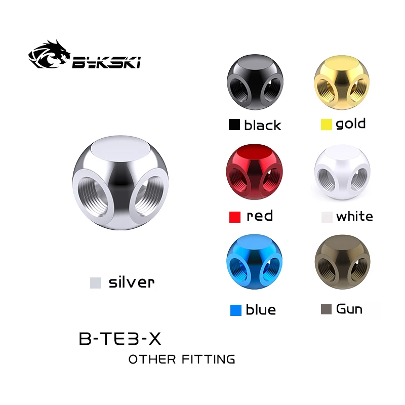 Bykski B-TE3-X, 3-Way Cubic Spilter Fittings , G1/4" Female Multi-Ways PC Water Cooling Connector Adapter
Bykski B-TE3-X, 3-Way Cubic Spilter Fittings , G1/4" Female Multi-Ways PC Water Cooling Connector Adapter