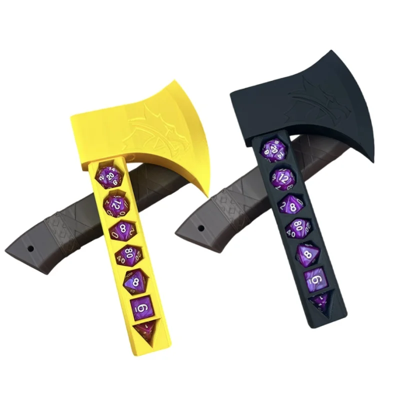 1 шт., держатели для хранения кубиков DND Scene AXE для стола аксессуаров DND, аксессуары для PRG, держатели для кубиков, забавное дополнение к игре
1 шт., держатели для хранения кубиков DND Scene AXE для стола аксессуаров DND, аксессуары для PRG, держатели для кубиков, забавное дополнение к игре