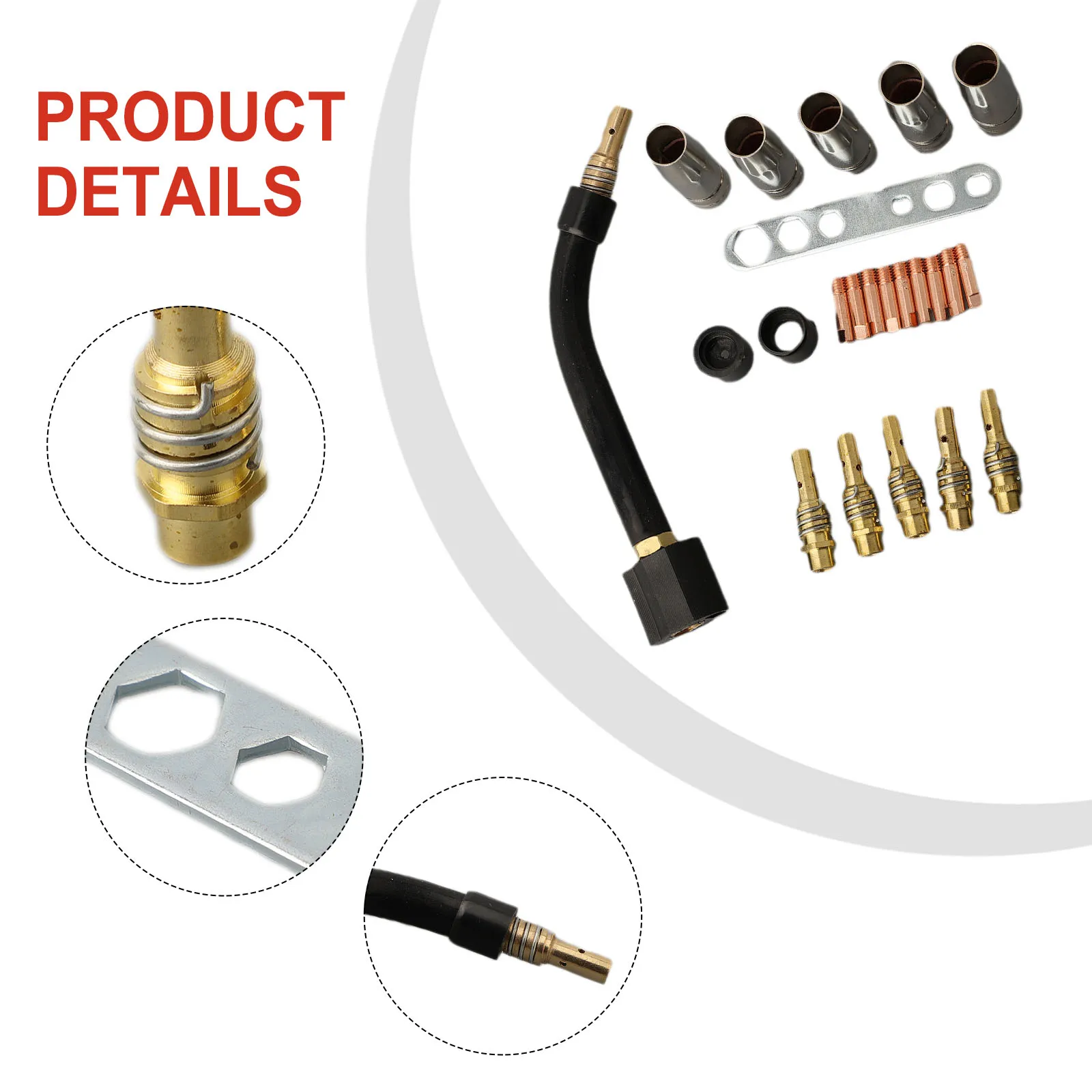 Bakelite/Steel/Copper/Brass 15AK M6 0 8 Welding Torch Contact Tips Pack of 24 Suitable for Professionals and Home Decorators
Bakelite/Steel/Copper/Brass 15AK M6 0 8 Welding Torch Contact Tips Pack of 24 Suitable for Professionals and Home Decorators