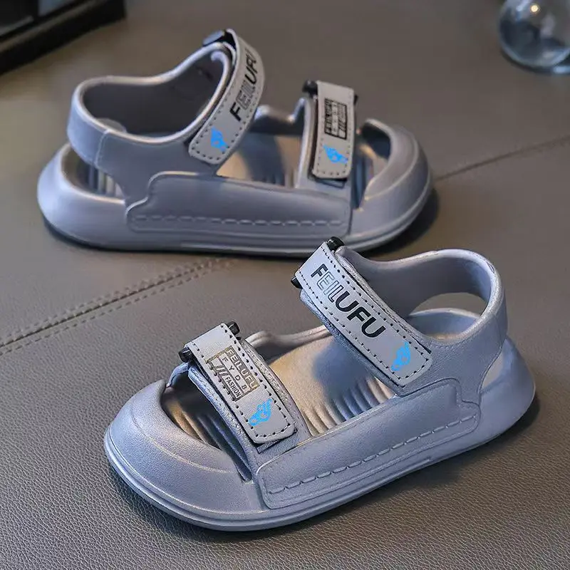 Summer New Boy's Sandals Thick Sole Non Slip Baotou Hollow Out Lightweight Casual Sports Sandals Velcro Outdoor Beach Sandals
Summer New Boy's Sandals Thick Sole Non Slip Baotou Hollow Out Lightweight Casual Sports Sandals Velcro Outdoor Beach Sandals