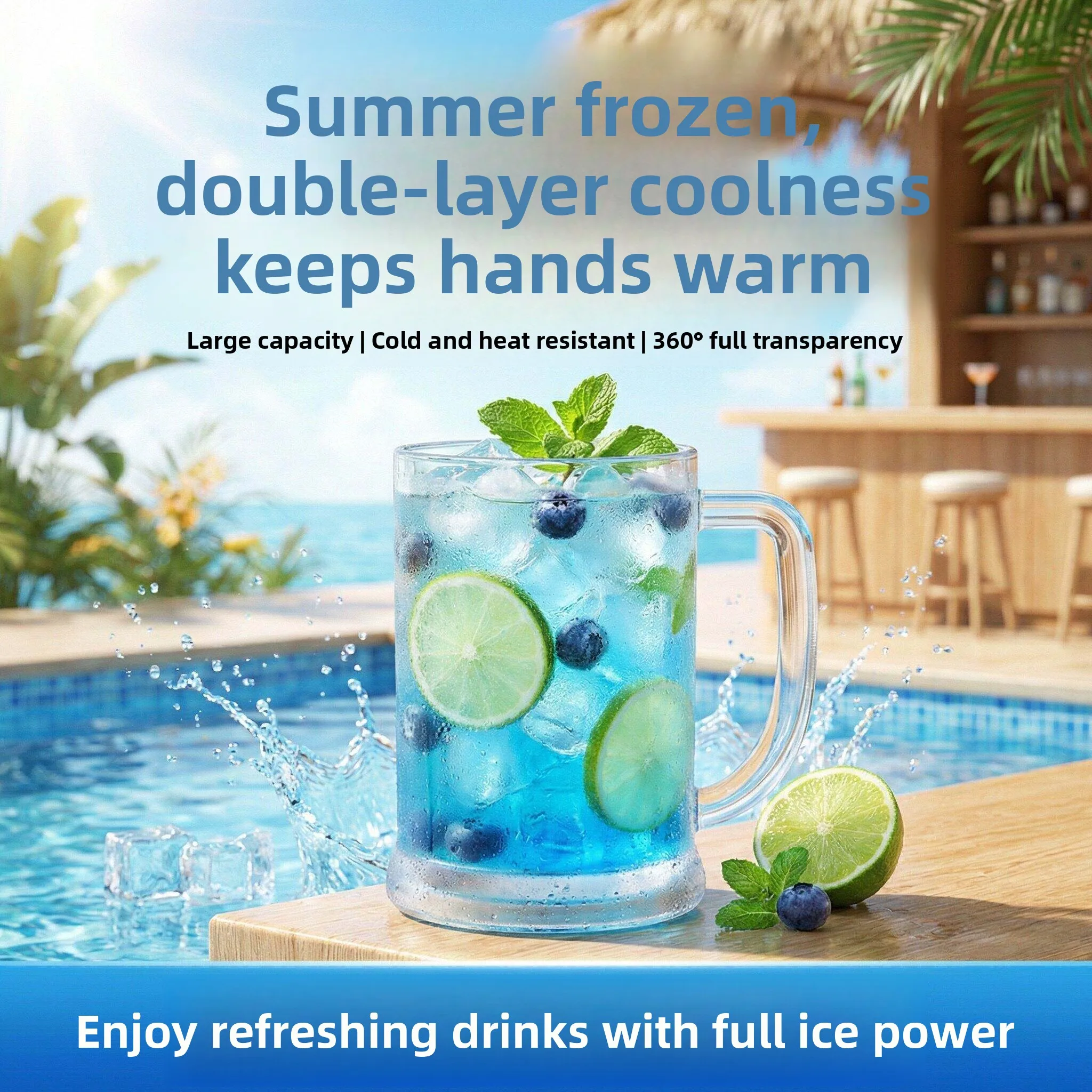 Innovative Double Layered Beer Glass Insulated Cold Drink Cup Creative Ice Cream Cup Refrigerator Cup Summer Drinking ...
Innovative Double Layered Beer Glass Insulated Cold Drink Cup Creative Ice Cream Cup Refrigerator Cup Summer Drinking ...