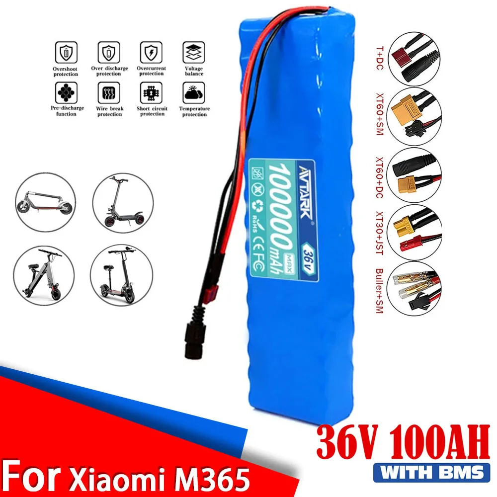 18650 Battery Lithium Original Pack 10S3P 36V 100000mAh 36v Electric Scooter Battery M365 Electric Scooter 36v Scooter Battery
18650 Battery Lithium Original Pack 10S3P 36V 100000mAh 36v Electric Scooter Battery M365 Electric Scooter 36v Scooter Battery