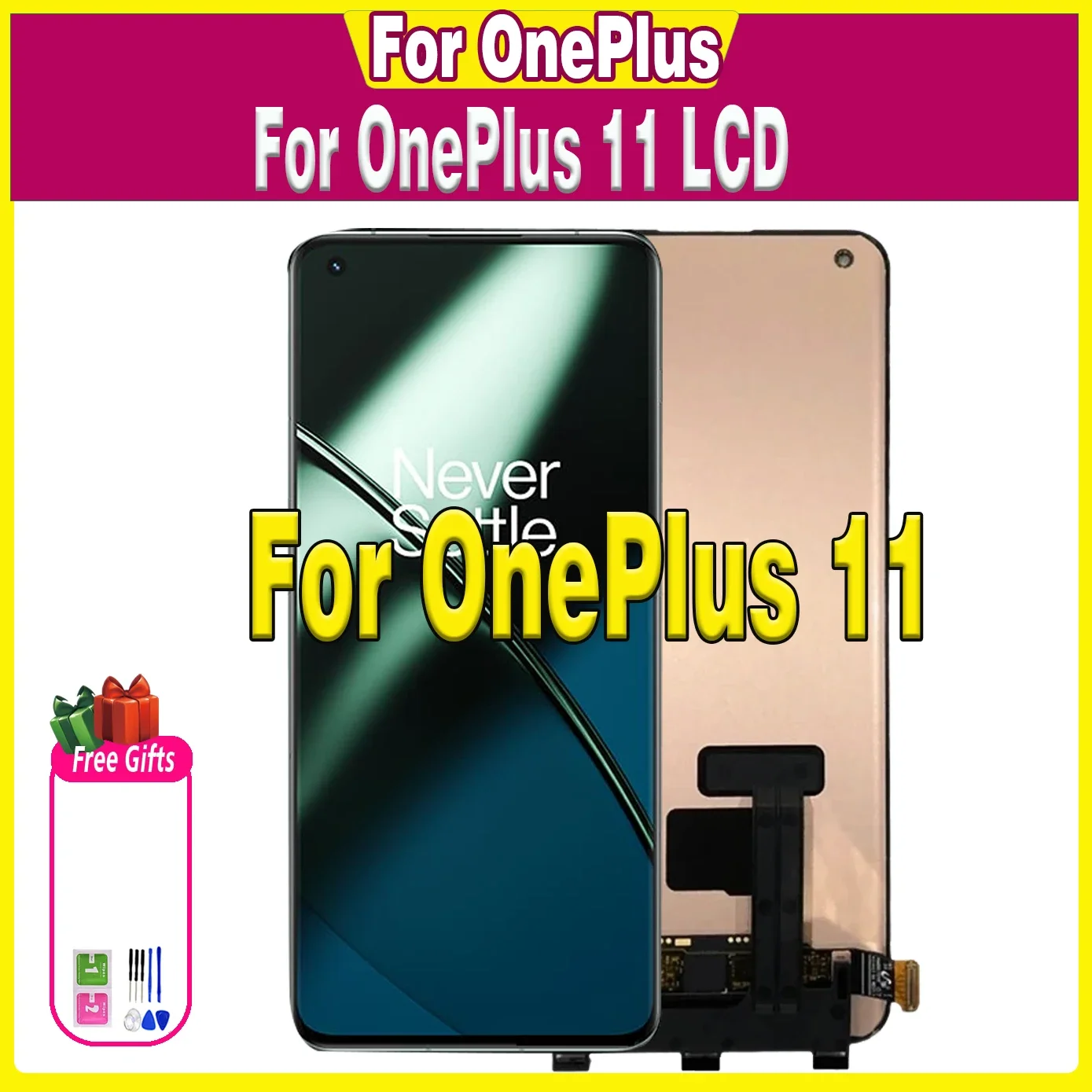 6.7" High quality For OnePlus 11 LCD Display AMOLED 1+11 PHB110 CPH2449 LCD Touch Digitizer Screen Assembly Replacement
6.7" High quality For OnePlus 11 LCD Display AMOLED 1+11 PHB110 CPH2449 LCD Touch Digitizer Screen Assembly Replacement