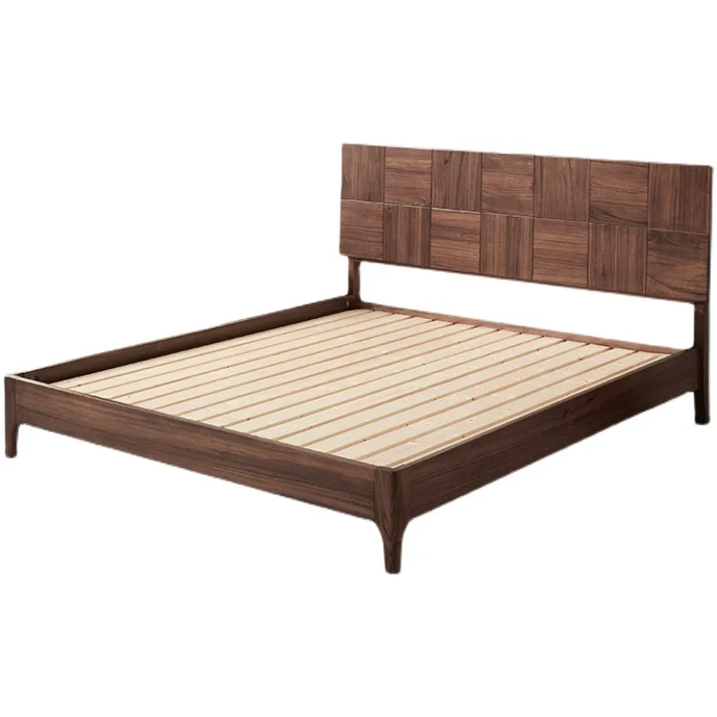 Nordic black walnut, modern and simple solid wood bed, double bed 1.8 meters 2 meters master bedroom air pressure
Nordic black walnut, modern and simple solid wood bed, double bed 1.8 meters 2 meters master bedroom air pressure