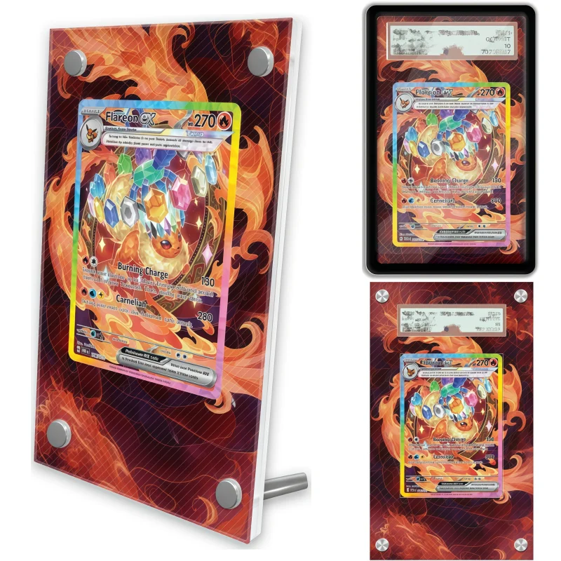 Anime Art Display for Pokemon Scarlet Violet Flareon Anime Game Expand Art Acrylic Protective Case Keychain Evaluation Level Toy
Anime Art Display for Pokemon Scarlet Violet Flareon Anime Game Expand Art Acrylic Protective Case Keychain Evaluation Level Toy