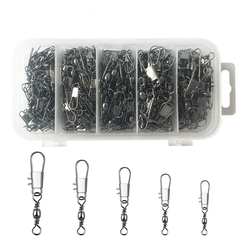200 шт. поворотных вертлюгов с замком и кольцом для соединения лески и приманок
200 шт. поворотных вертлюгов с замком и кольцом для соединения лески и приманок