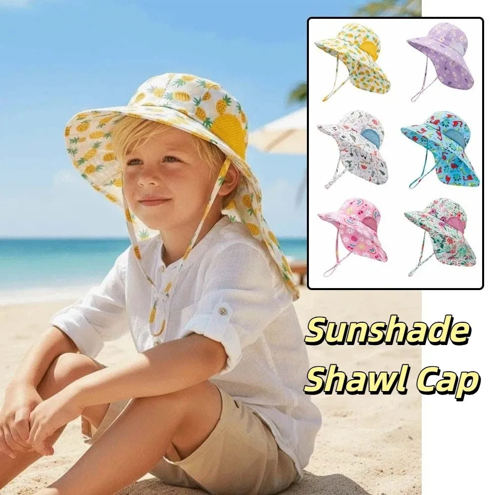 Breathable Mesh Panels Children Fisherman Hat Cartoon Dinosaur Rainbow Boys Sunshade Shawl Cap Pineapple / Strawberry
Breathable Mesh Panels Children Fisherman Hat Cartoon Dinosaur Rainbow Boys Sunshade Shawl Cap Pineapple / Strawberry