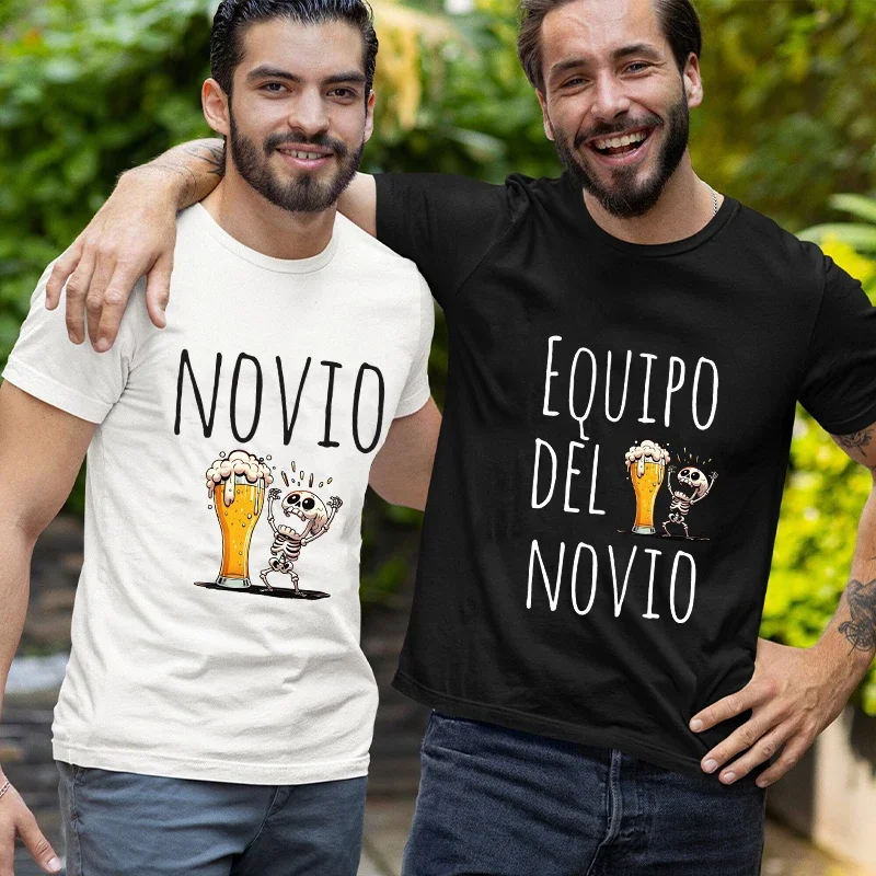 Spanish Evg Team Future Groom Man T Shirt Single Farewell Tees Wedding Y2k Tops Fashion Beer Bachelor Party Oversized Clothing
Spanish Evg Team Future Groom Man T Shirt Single Farewell Tees Wedding Y2k Tops Fashion Beer Bachelor Party Oversized Clothing
