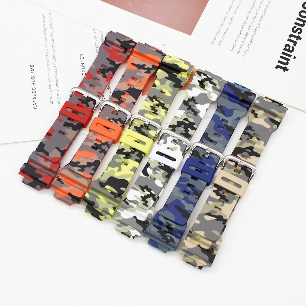 Camouflage watch Band for GA-800 GA-800-4A GA-810 resin tpu Bracelet watch strap Silver buckle tool
Camouflage watch Band for GA-800 GA-800-4A GA-810 resin tpu Bracelet watch strap Silver buckle tool