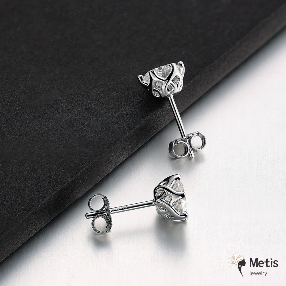 Metis Moissanite Earring 1ct D VVS1 GRA Certified Lab Diamond 6 Claw s925 Sterling Silver Stud Earrings for Women Man
Metis Moissanite Earring 1ct D VVS1 GRA Certified Lab Diamond 6 Claw s925 Sterling Silver Stud Earrings for Women Man