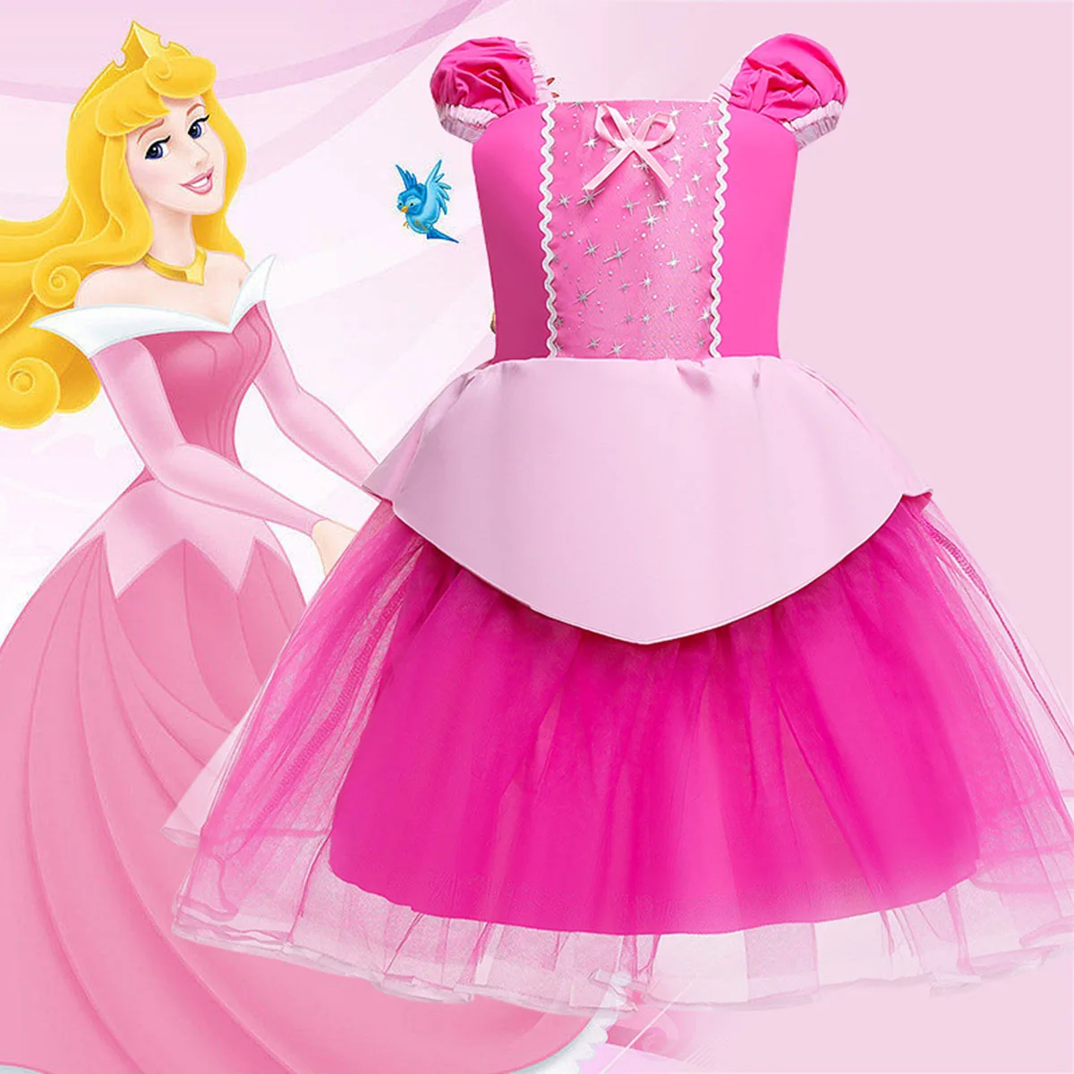 Shiny Toddler Little Girls Movie Princess Sleeping Beauty Aurora Birthday Party Cosplay Halloween Fancy Easter Dress
Shiny Toddler Little Girls Movie Princess Sleeping Beauty Aurora Birthday Party Cosplay Halloween Fancy Easter Dress
