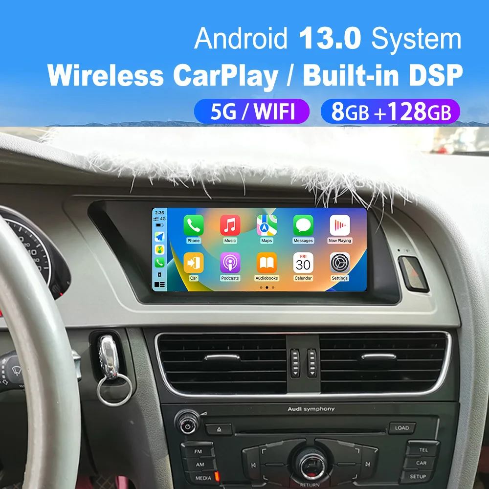 8 Core Qualcomm Android Car Multimedia Automotive For Audi A4L 2009~2012 GPS Navigation Speed Meter Car LCD Cluster Instrument
8 Core Qualcomm Android Car Multimedia Automotive For Audi A4L 2009~2012 GPS Navigation Speed Meter Car LCD Cluster Instrument