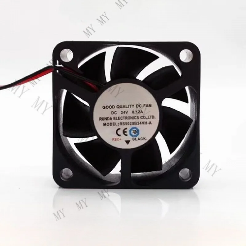 TT for RUNDA RS5020B24VH-A DC24V 0.12A 5020 2-Wire Inverter Cooling Fan
TT for RUNDA RS5020B24VH-A DC24V 0.12A 5020 2-Wire Inverter Cooling Fan