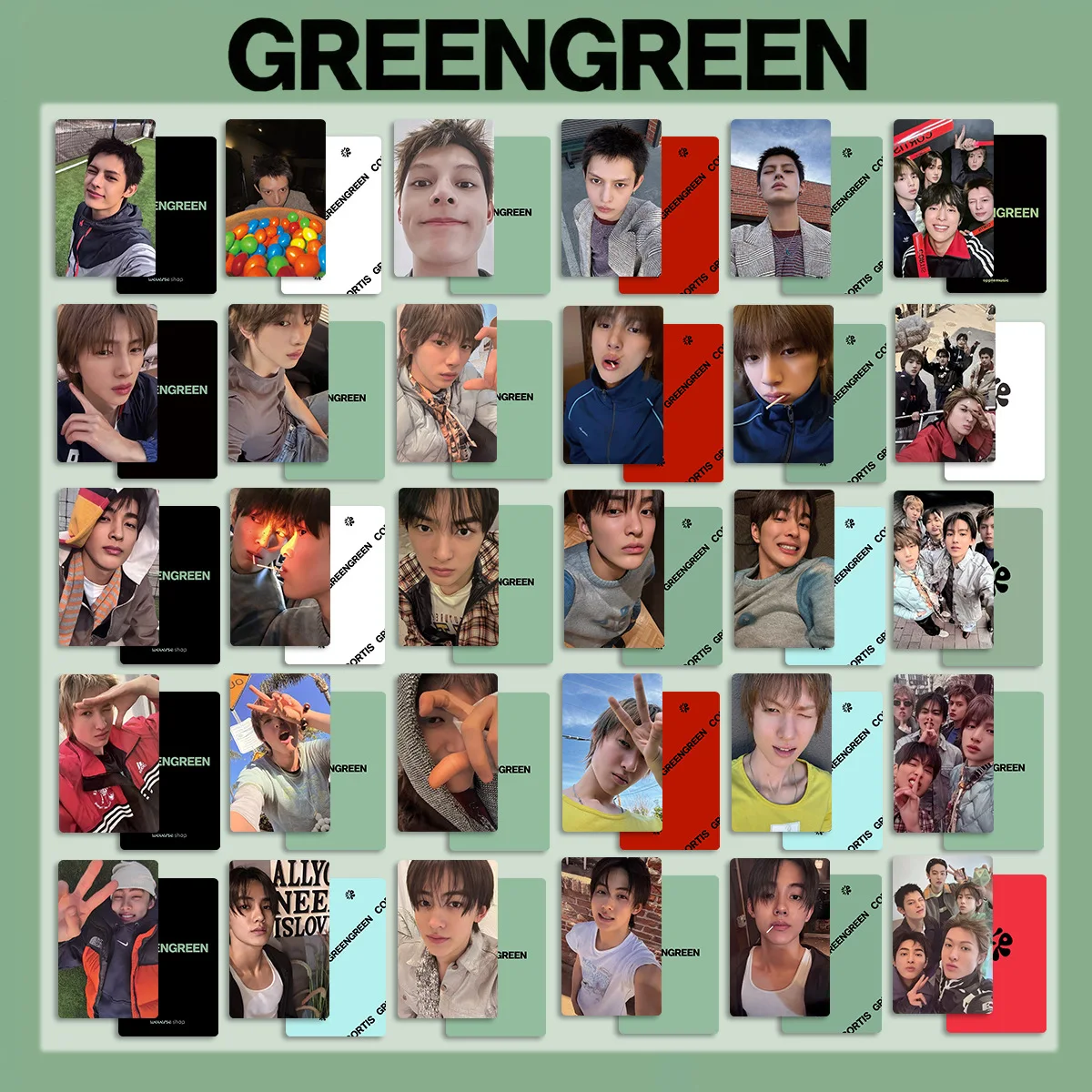 5Pcs/Set Idol Boy CORTIS New Album GREENGREEN Personal Small Cards Lomo Cards Martin James Juhoon Seonghyeon Keonho Fan Gifts
5Pcs/Set Idol Boy CORTIS New Album GREENGREEN Personal Small Cards Lomo Cards Martin James Juhoon Seonghyeon Keonho Fan Gifts