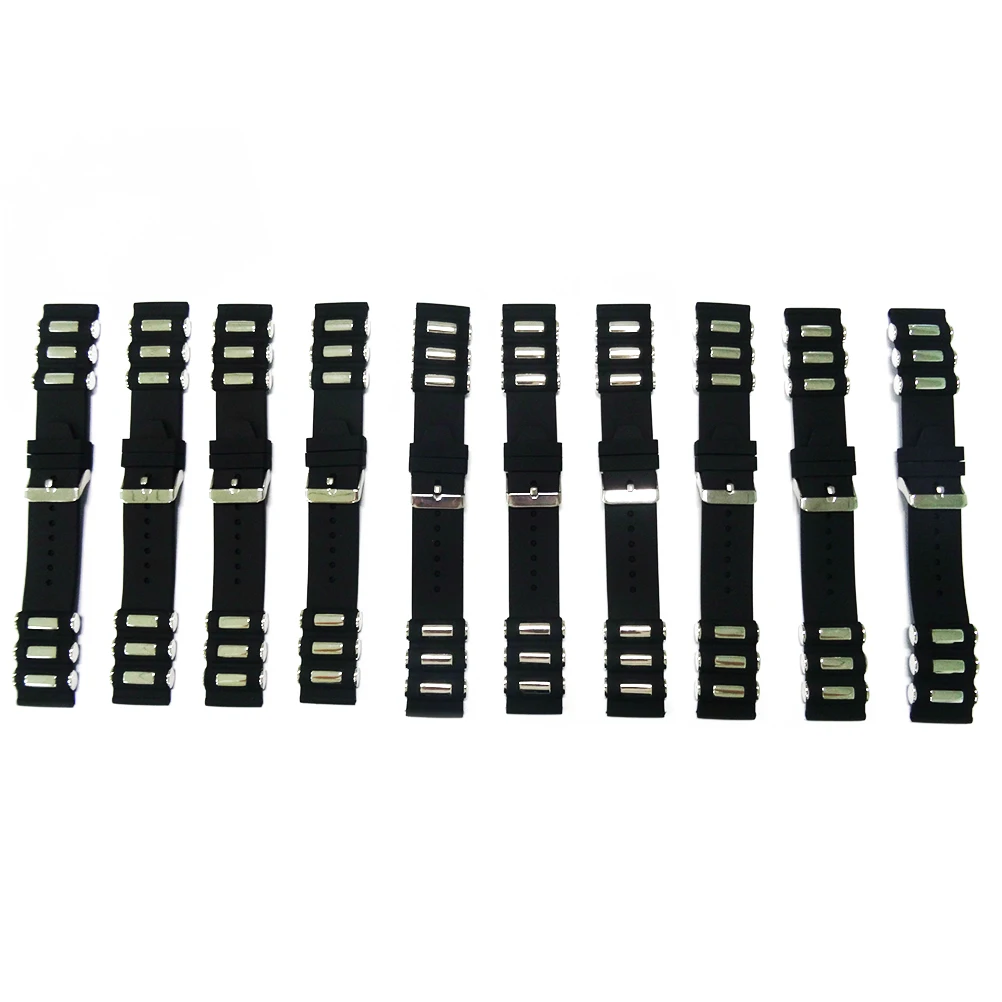 24 Mm Black Watch Straps Band 24mm Water Proof Adjustable Waterproof 
24 Mm Black Watch Straps Band 24mm Water Proof Adjustable Waterproof