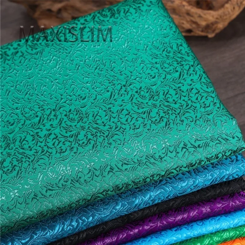 High Quality Silk Fabric 5Yards /Lot Ethnic Style Jacquard Craftsmanship 52% Polyester 48% Nylon Clothing Fabric Width 75CM
High Quality Silk Fabric 5Yards /Lot Ethnic Style Jacquard Craftsmanship 52% Polyester 48% Nylon Clothing Fabric Width 75CM