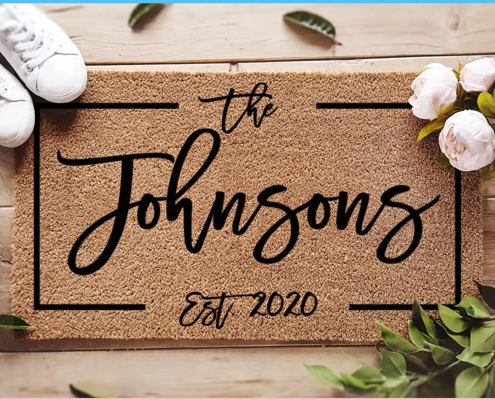 Personalized Door Mat With Name Trendy Font Design Coir Welcome Mats Custom Outdoor Indoor Rug Housewarming Gifts New House Mats
Personalized Door Mat With Name Trendy Font Design Coir Welcome Mats Custom Outdoor Indoor Rug Housewarming Gifts New House Mats