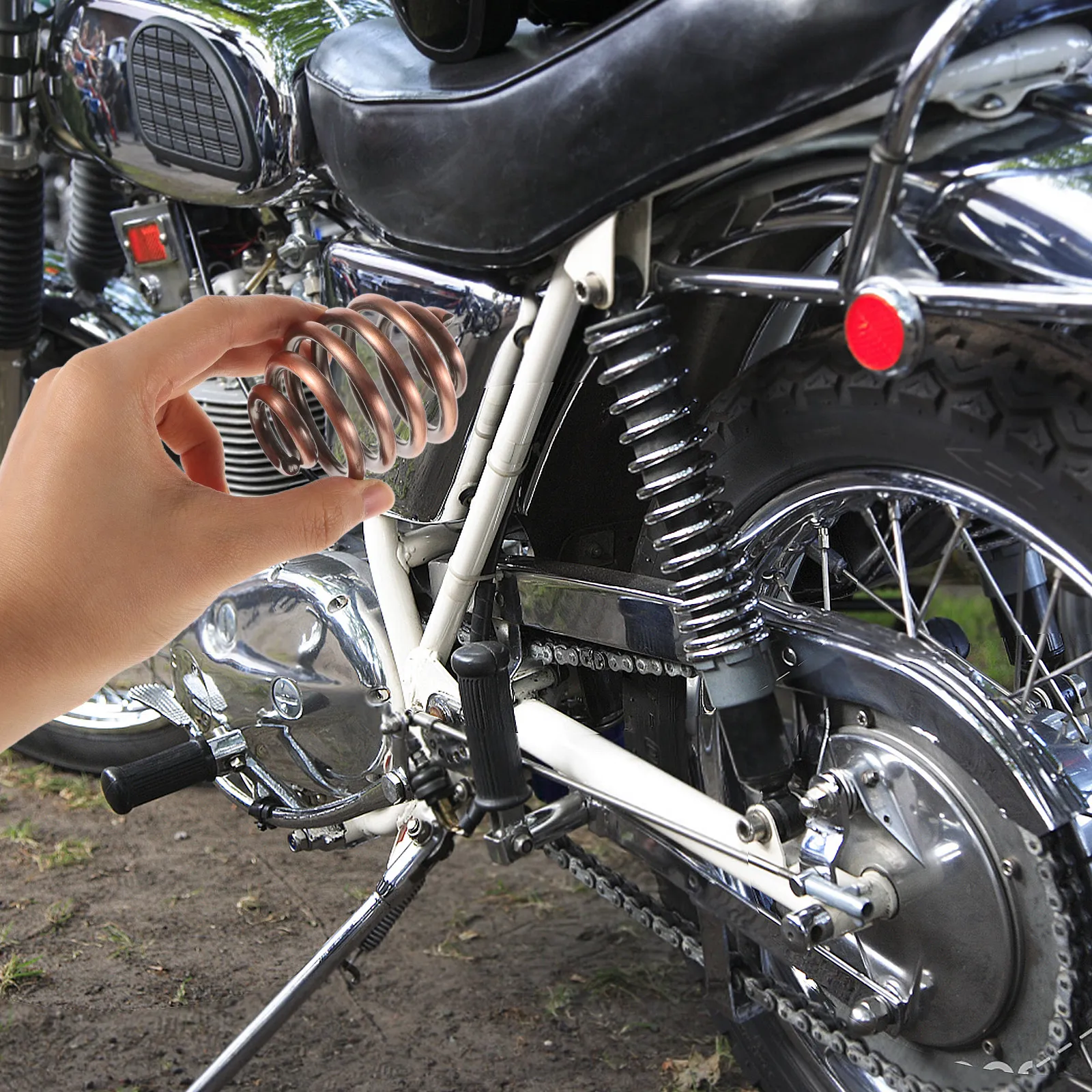 2 Pairs Motorcycle Accessory Motorbike Seat Modified Accessories Saddle Spring Mounting Springs Coil Modification Parts
2 Pairs Motorcycle Accessory Motorbike Seat Modified Accessories Saddle Spring Mounting Springs Coil Modification Parts