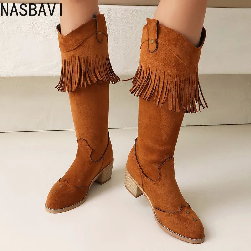 Большие размеры, рыцарские сапоги из матового бархата с кисточками под дерево, толстый каблук, рыцарские сапоги с заклепками, в тонкую полоску, с кисточкой, длинные сапоги в стиле вестерн
Большие размеры, рыцарские сапоги из матового бархата с кисточками под дерево, толстый каблук, рыцарские сапоги с заклепками, в тонкую полоску, с кисточкой, длинные сапоги в стиле вестерн