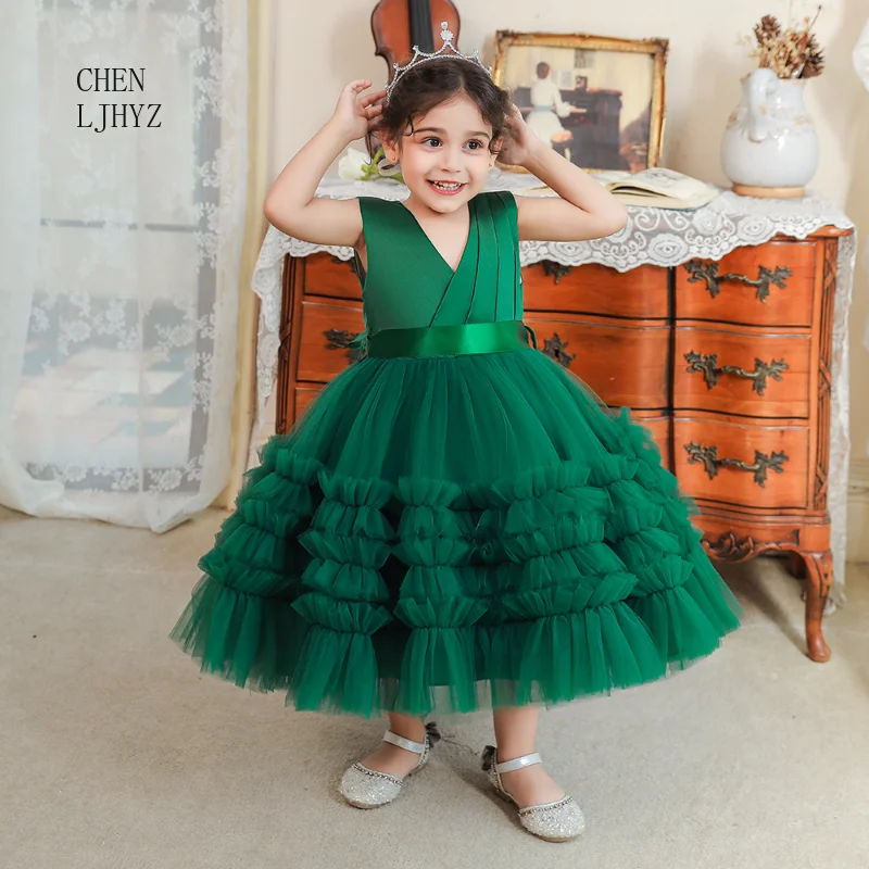 Girls' Color Block Party Dress with Tiered Tulle Cake Skirt, Kids' Layered Birthday Celebration Apparel, Comfort Fit Fashion
Girls' Color Block Party Dress with Tiered Tulle Cake Skirt, Kids' Layered Birthday Celebration Apparel, Comfort Fit Fashion