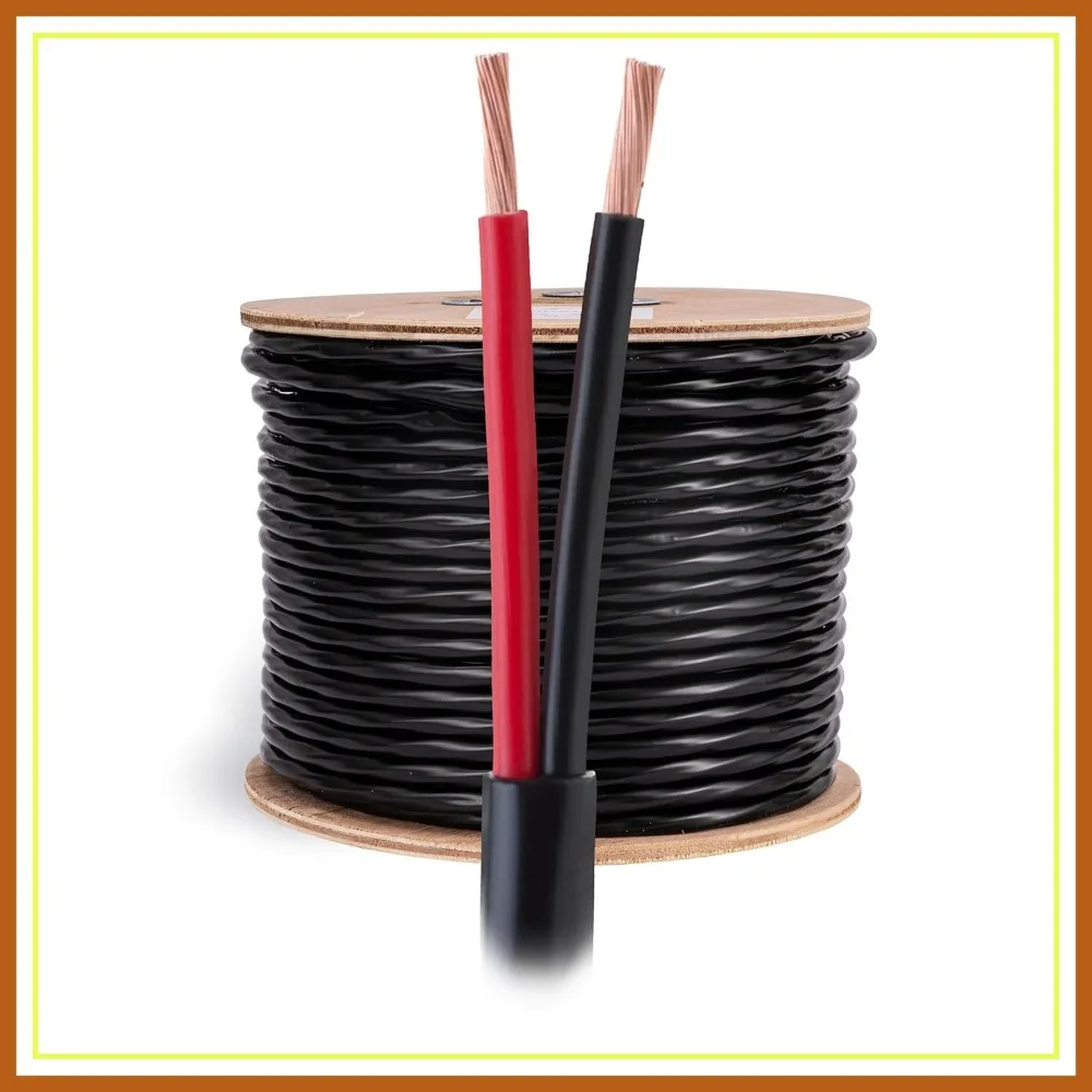 14 Gauge Speaker Wire 250ft, CCA Outdoor Indoor Audio Cable, Direct Burial Waterproof UV Resistant
14 Gauge Speaker Wire 250ft, CCA Outdoor Indoor Audio Cable, Direct Burial Waterproof UV Resistant