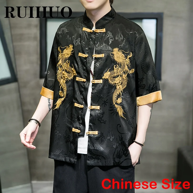 Dragon Embroidered Men Summer Shirt Harajuku Clothes Summer Shirts For Men Fashion Chinese Size 5XL 2024 New Arrivals
Dragon Embroidered Men Summer Shirt Harajuku Clothes Summer Shirts For Men Fashion Chinese Size 5XL 2024 New Arrivals