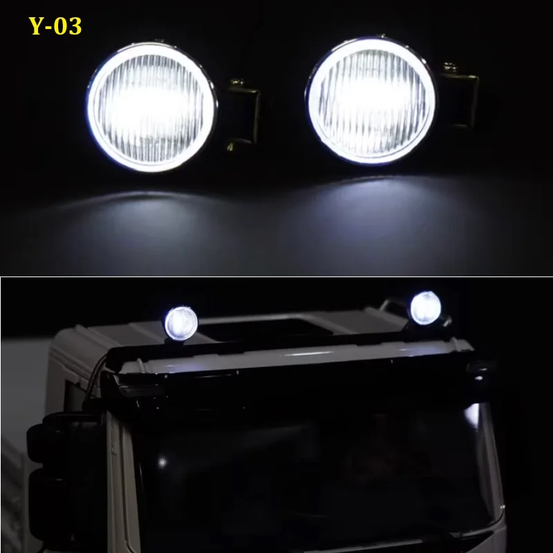 2 PCS 1/14 RC Round Light Spotlight Lamp For Tamiya 1/14 Crawler Car Rc Tractor Truck Tipper 770s MAN TGX Parts Accessories
2 PCS 1/14 RC Round Light Spotlight Lamp For Tamiya 1/14 Crawler Car Rc Tractor Truck Tipper 770s MAN TGX Parts Accessories