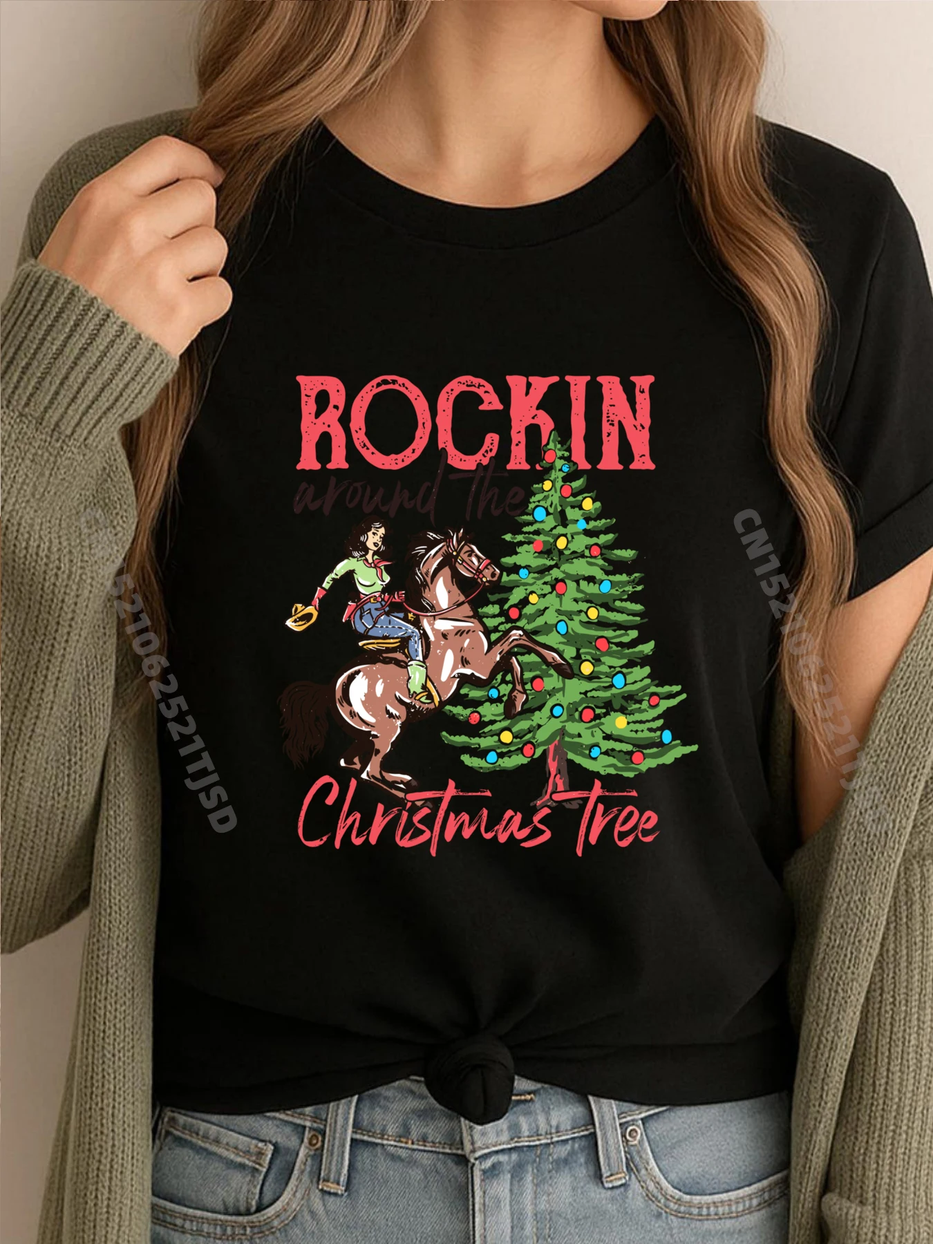 Rockin Around The Christmas Tree Western Cowboy Cowgirl Brand Clothing T Shirt Tshirt Woman
Rockin Around The Christmas Tree Western Cowboy Cowgirl Brand Clothing T Shirt Tshirt Woman