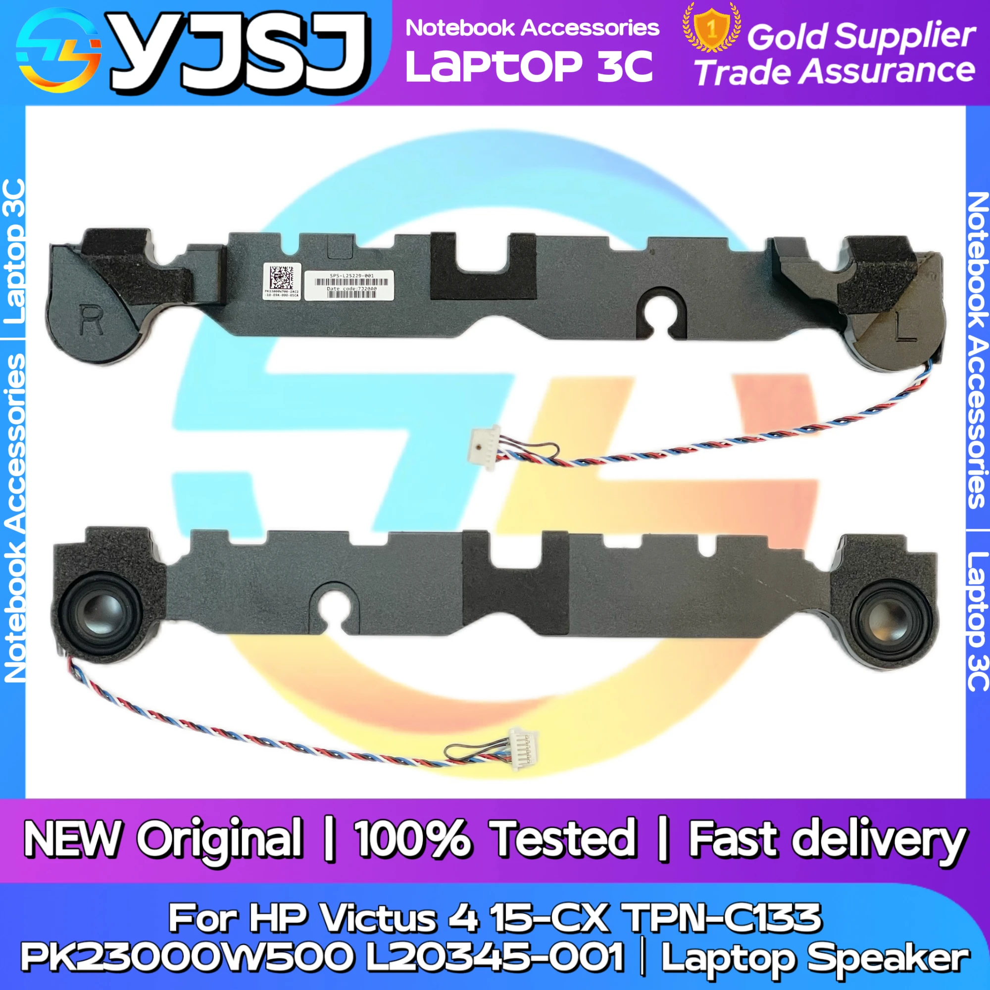 NEW GENUINE Original Laptop Speaker For HP Light and Shadow Genie 4 15-CX 15-cx TPN-C133 built-in speaker L20345-001
NEW GENUINE Original Laptop Speaker For HP Light and Shadow Genie 4 15-CX 15-cx TPN-C133 built-in speaker L20345-001