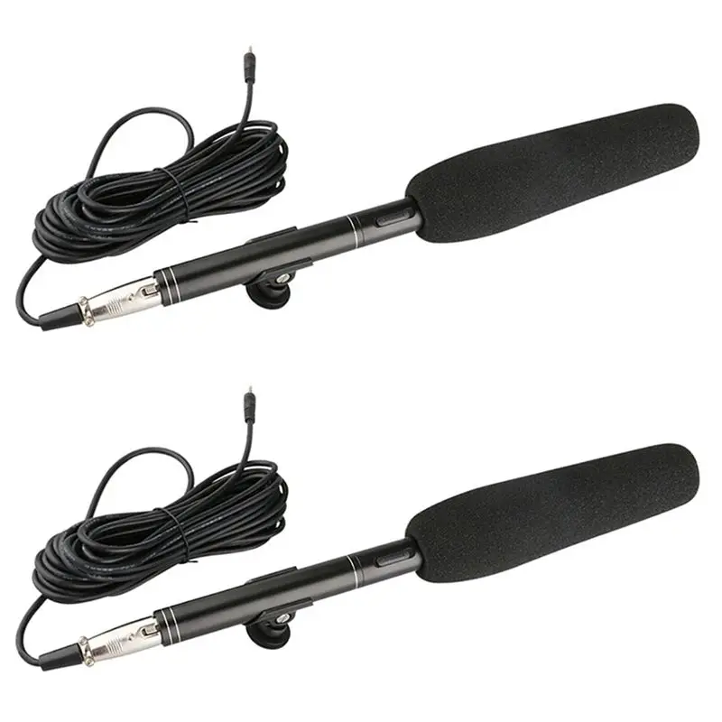 ABZZ-2X Professional Condenser Microphone Interview Recording Vlog Live Mic For Canon/Nikon/Sony /DSLR 280X22mm
ABZZ-2X Professional Condenser Microphone Interview Recording Vlog Live Mic For Canon/Nikon/Sony /DSLR 280X22mm