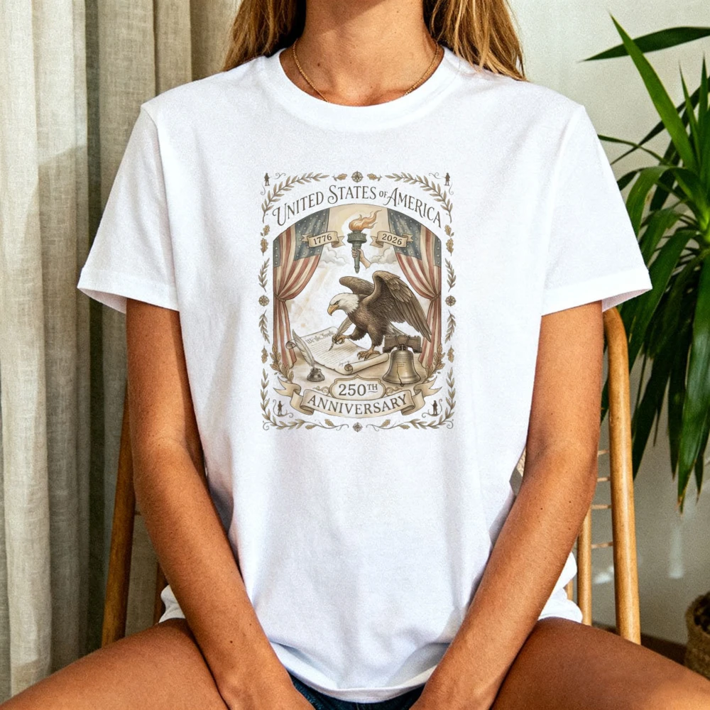 250th Anniversary Shirt 1776-2026 Vintage American Eagle T-Shirt Independence Day Patriotic Tee Men Women Fashion Celebration T
250th Anniversary Shirt 1776-2026 Vintage American Eagle T-Shirt Independence Day Patriotic Tee Men Women Fashion Celebration T