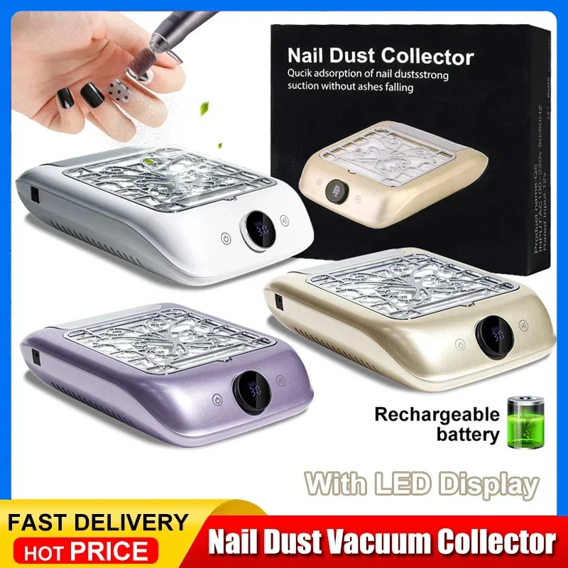 Перезаряжаемый мощный пылесборник для ногтей, беспроводной пылесборник для ногтей со светодиодным дисплеем, регулируемая скорость, маникюрные инструменты
Перезаряжаемый мощный пылесборник для ногтей, беспроводной пылесборник для ногтей со светодиодным дисплеем, регулируемая скорость, маникюрные инструменты