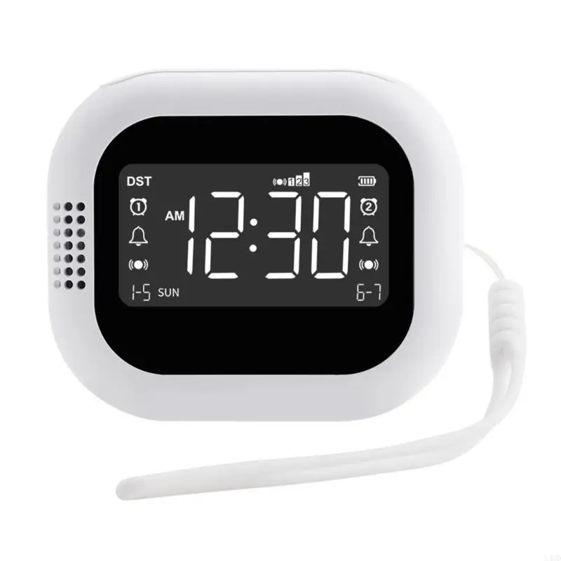 54HD Easy to Use Rechargeable Vibrating Alarm Clock with 2 Alarms 12/24 Hour Format
54HD Easy to Use Rechargeable Vibrating Alarm Clock with 2 Alarms 12/24 Hour Format